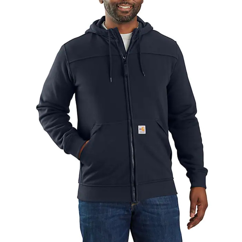 Carhartt Rain Defender Relaxed Fit Zip Up Jacket Sweatshirt Hoodie Sz XL